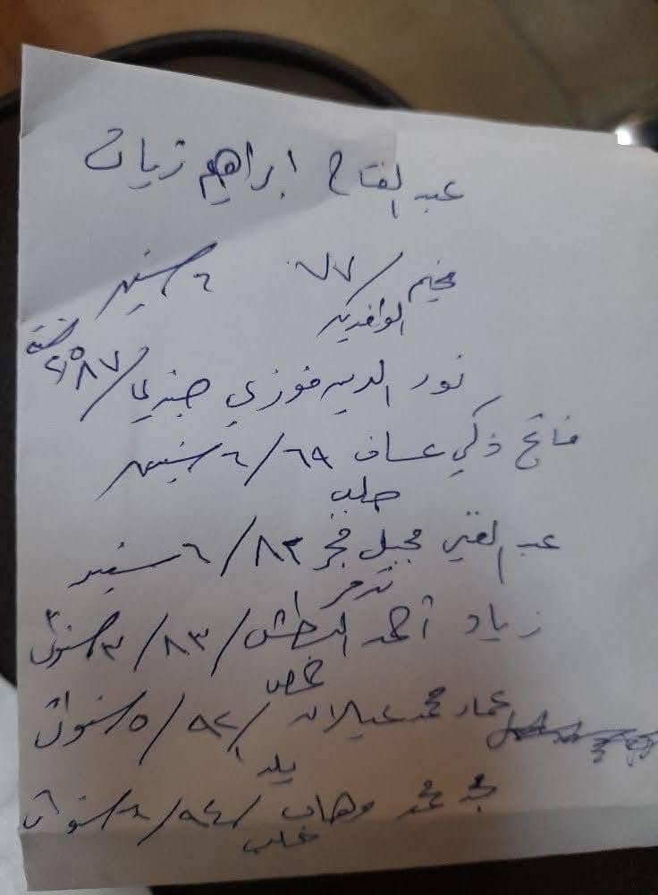 رابط البحث عن المعتقلين في سوريا.. أسماء المعتقلين في سجن صيدنايا 2024 رابط البحث عن المعتقلين في سوريا.. أسماء المعتقلين في سجن صيدنايا 2024